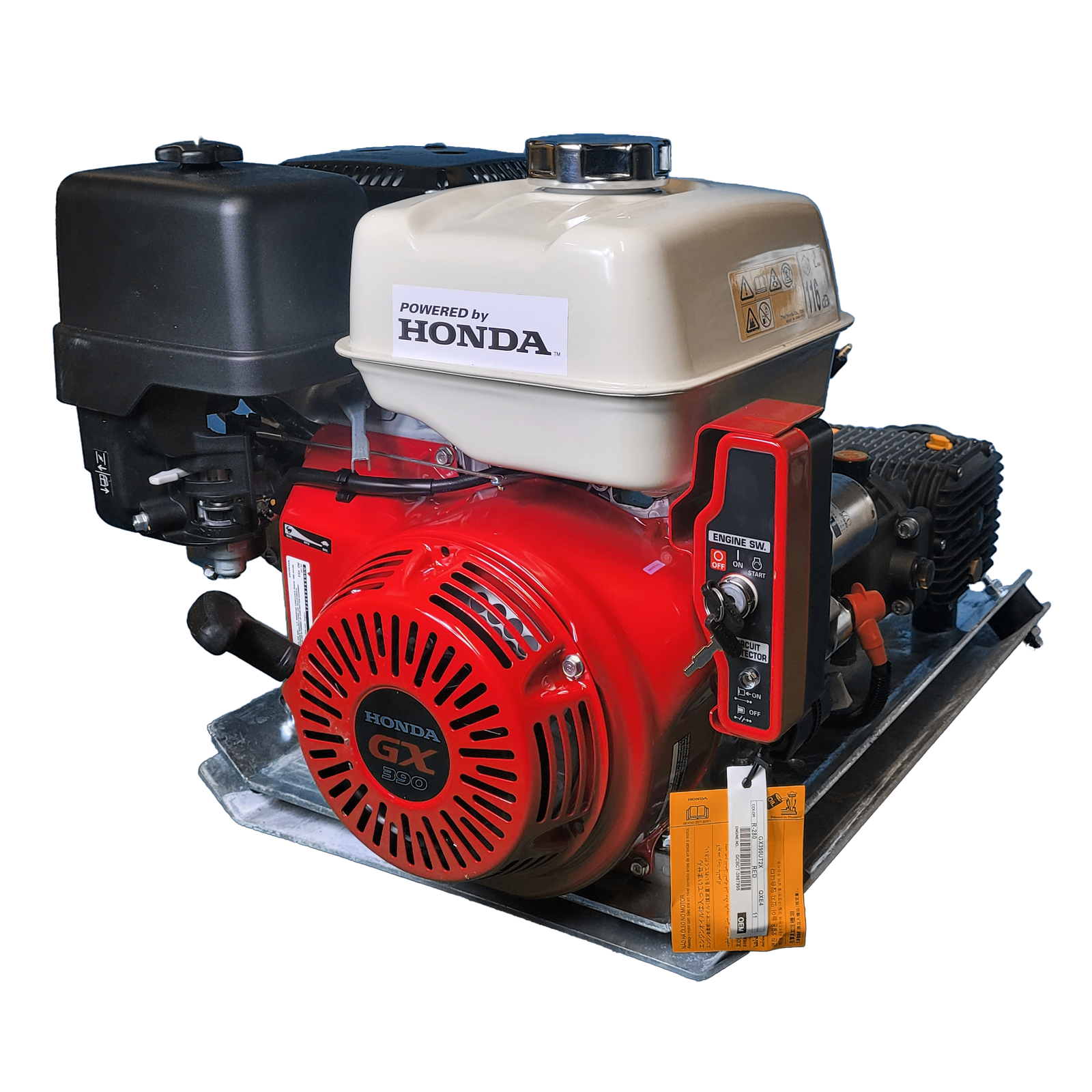 Honda GX390 21 LPM Powerwasher Skid Frame- Electric Start