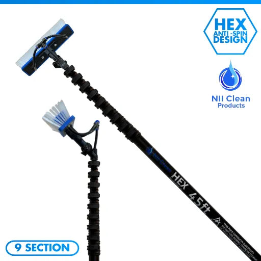 Window Cleaning HEX Pole by NII Pole