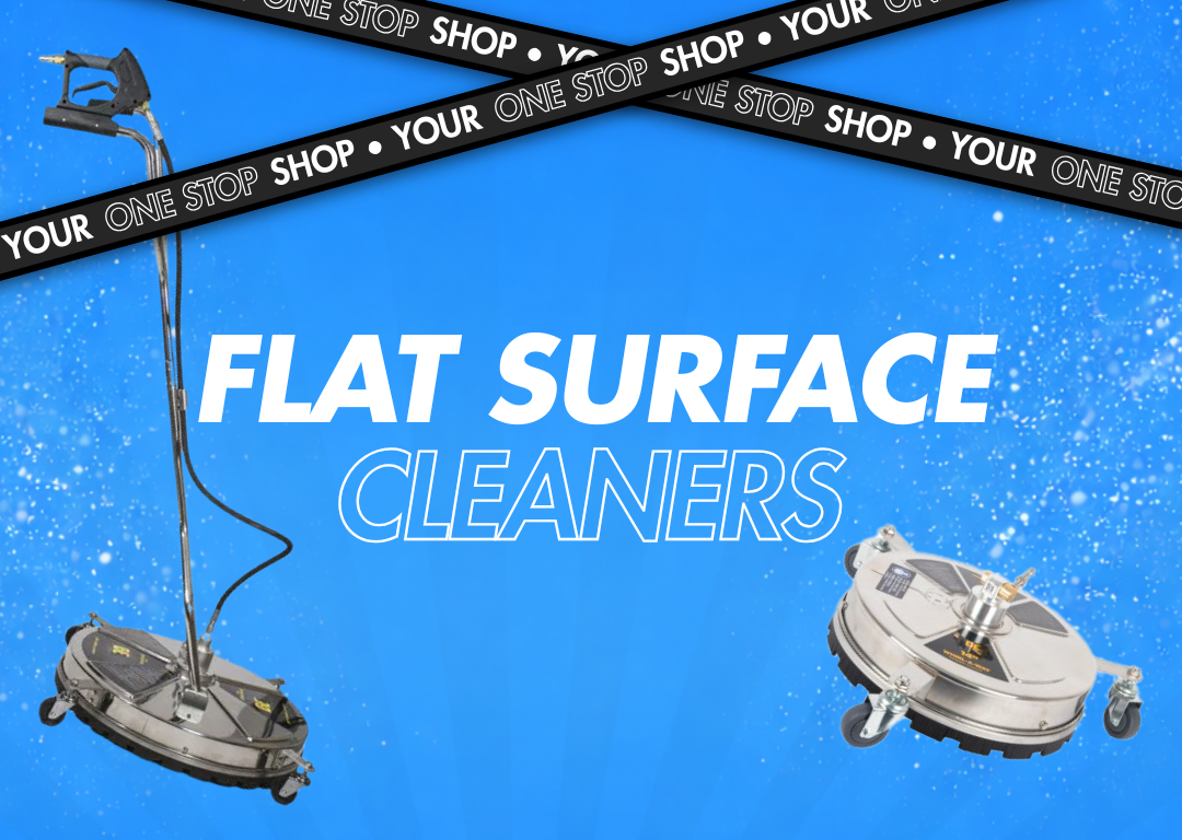 Flat surface cleaner guide