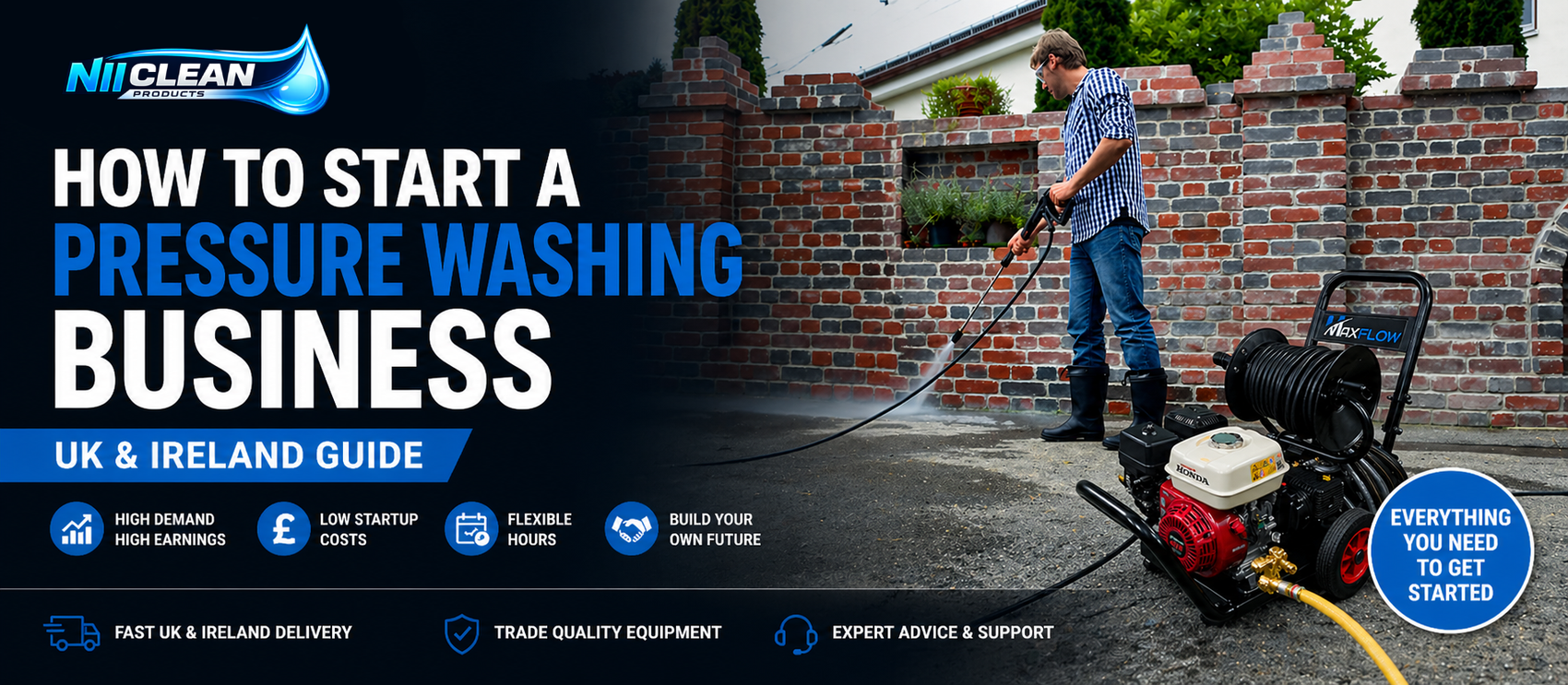 How To Start A Pressure Washing Business (UK & Ireland Guide)