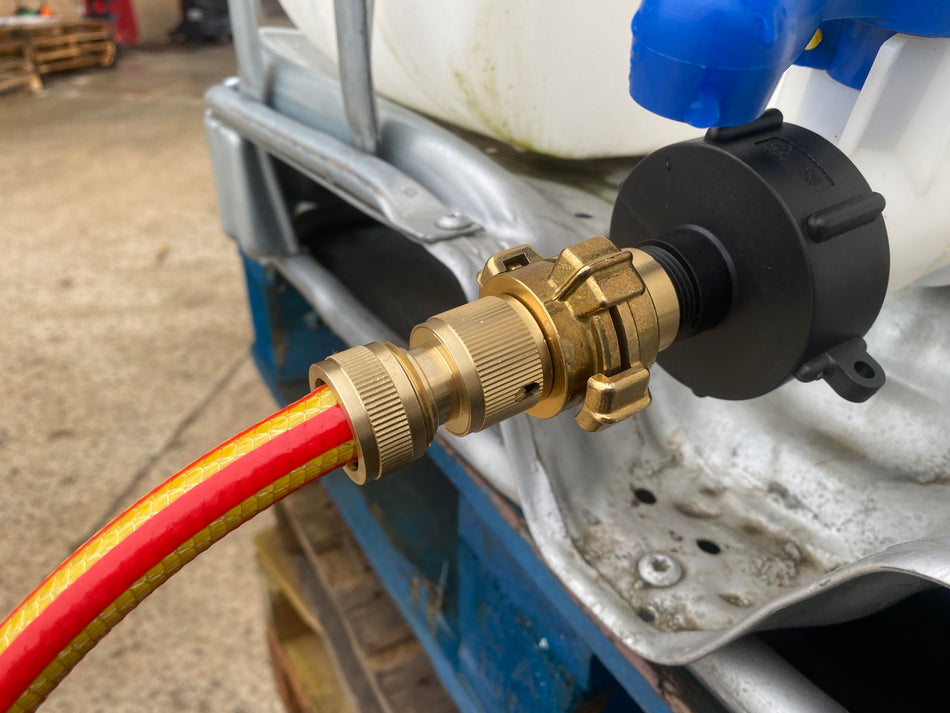 Brass 3/4" Geka High Flow Hose Fitting Claw PAIR