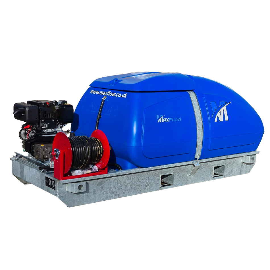 Yanmar L100-V SKID Bowser 18 LPM Comet Pump + 30m Reel