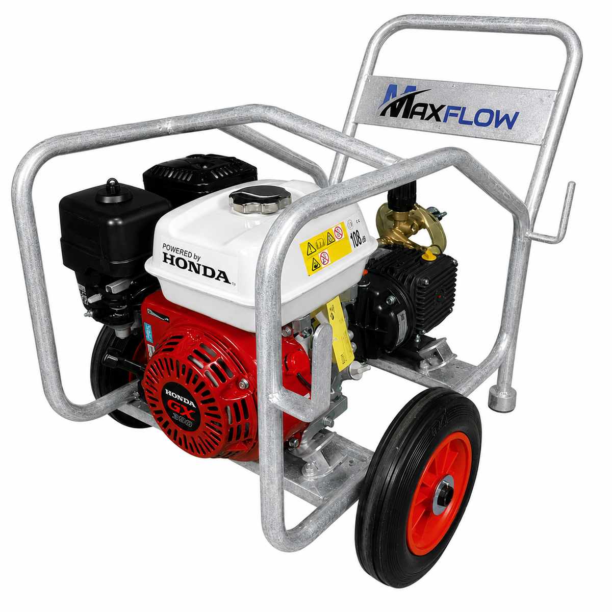 Honda GX200 Galvanised Frame Pressure Washer