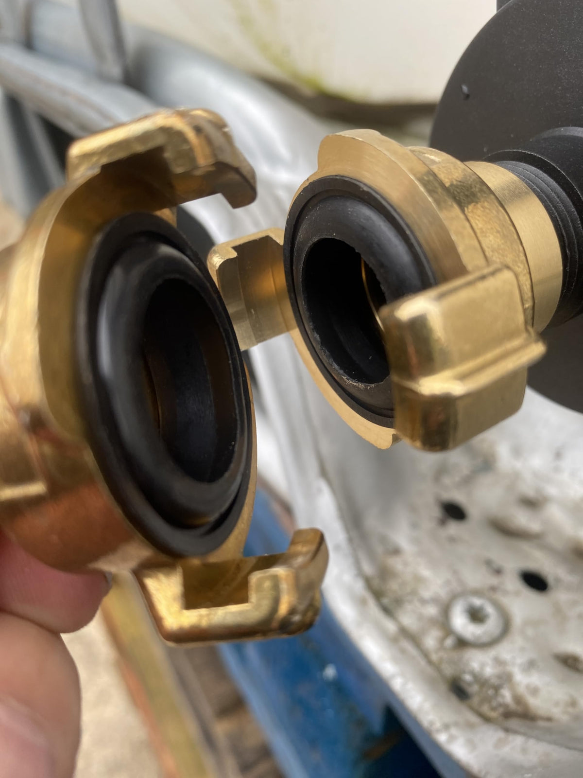 Geka Hose Fittings 3/4" Brass High Flow 
