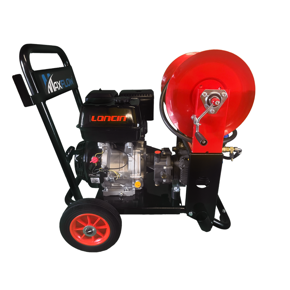 Loncin G420 21 LPM Gearbox Driven Compact Frame + 30m Reel