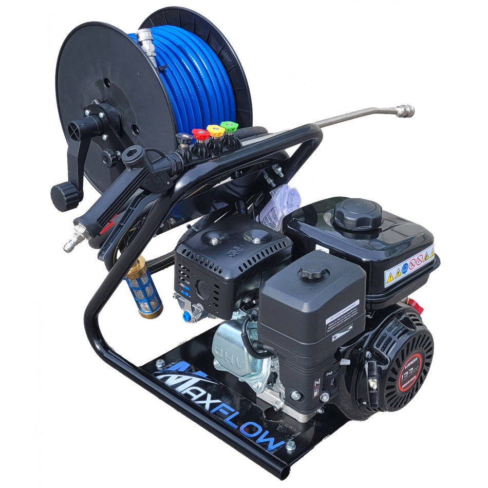 Loncin H135 11 LPM Softwash System Carry Frame + 30m Reel