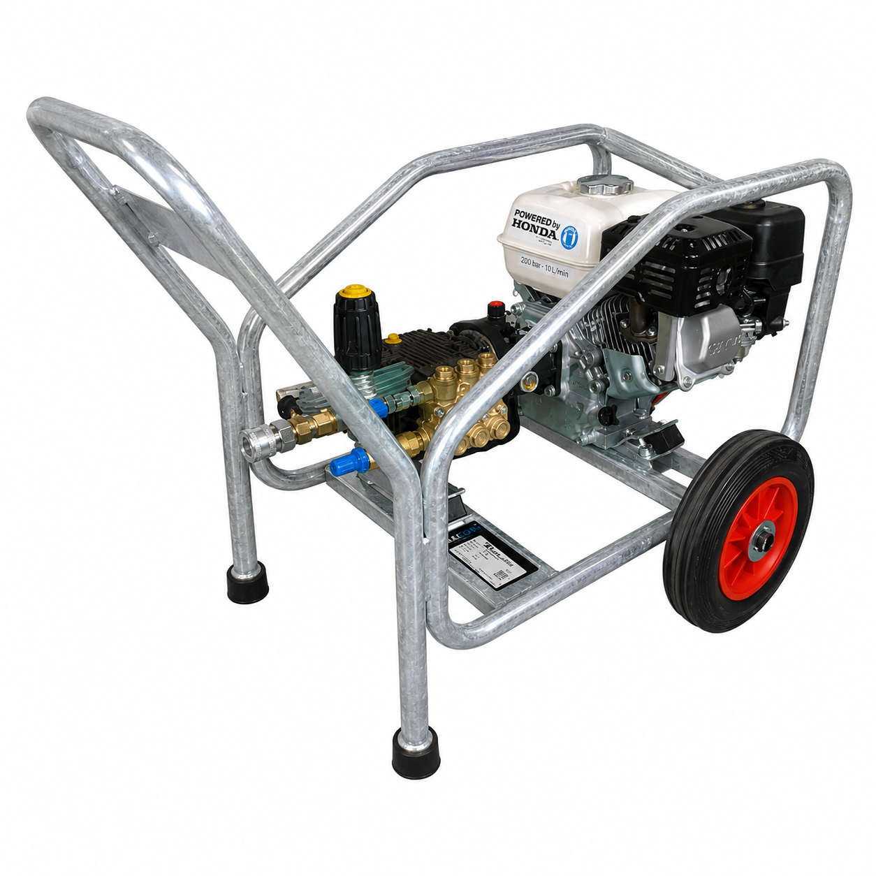 Honda GX200 Galvanised Frame Pressure Washer