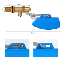 1/2" Automatic Float Valve – High Flow – Horizontal