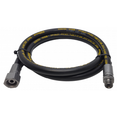 2Mtr Hose Assembly 3/8" Male - Female 1/2" (Hose Reel)