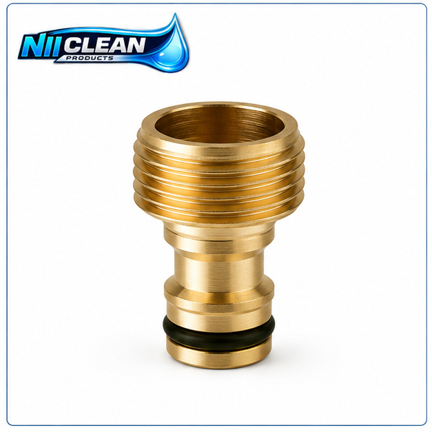 3/4 BSP Male X Male Hoselock Connector (Brass)