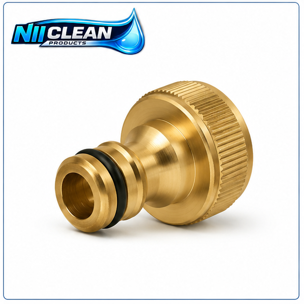 3/4 BSP Female X Male Hoselock Connector (Brass)