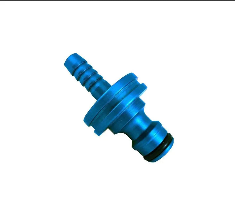 Blue Hose Tail to Hoselock Male Connector 8mm