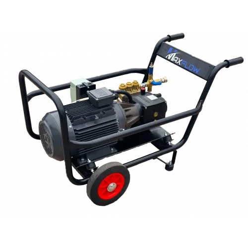 (Auto Stop) Maxflow 21LPM Electric Pressure Washer Trolley Frame 3-Phase