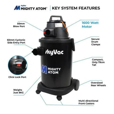 skyVac® Supercharged Mighty Atom System