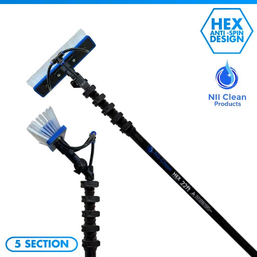 Window Cleaning HEX Pole by NII Pole